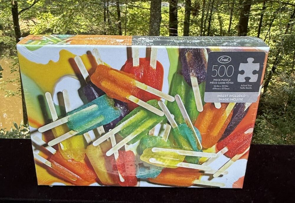 Icepops by Dan Saelinger 500 Piece Puzzle Popsicles Brand New Sealed